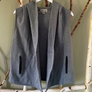 Charlie Paige’s hoodie vest